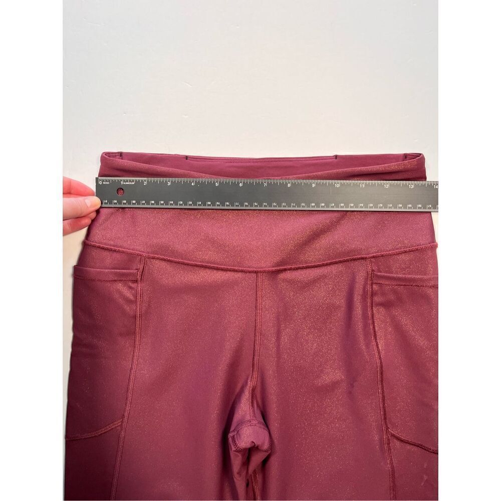 Victoria's Secret Total Knockout Pocket Legging Pink GoldShimmer Size Medium EUC - Picture 7 of 10